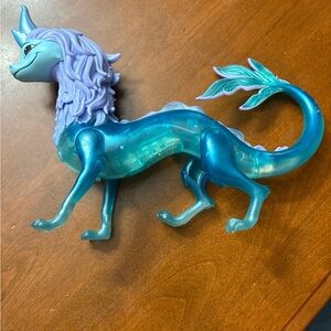 Blue and Purple Fantasy Creature Action Figure